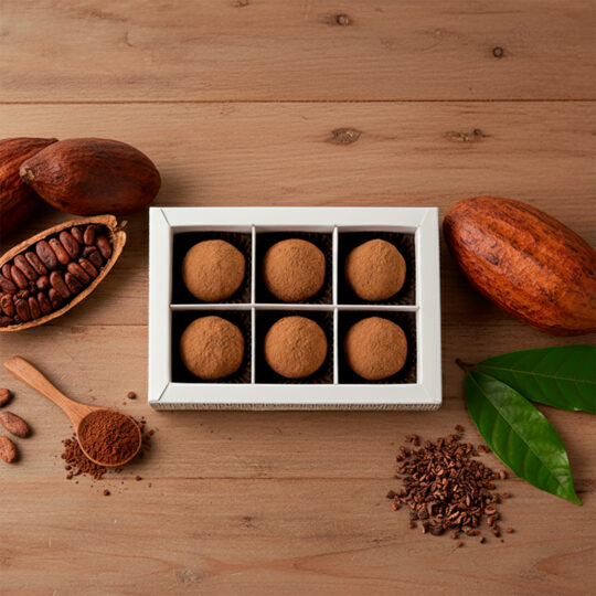Trufas de chocolate 57% cacao